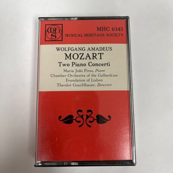 Wolfgang Amadeus Mozart Two Piano Concerti MHC 6345 Cassette - Picture 1 of 3